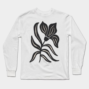 Stylized Tulip Long Sleeve T-Shirt